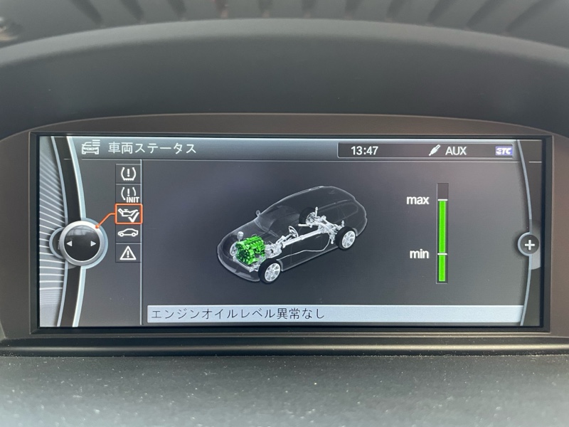 BMW E91 LCI エンジンオイルレベル警告！！（BMW 3シリーズ