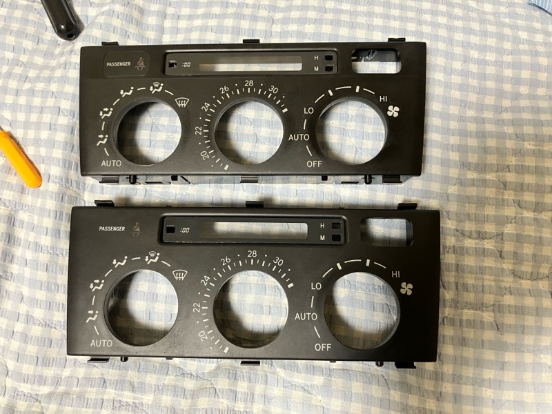 新しい季節 ヒータコントロールハウジングSUB-ASSY交換（トヨタ アクセサリー