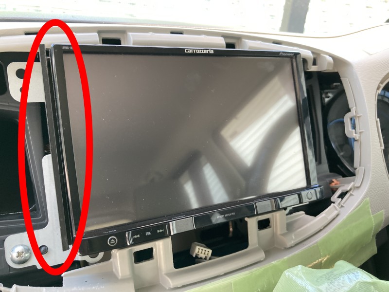 8インチナビへ交換＋ナビ連動ETC車載器へ交換（スズキ ワゴンR