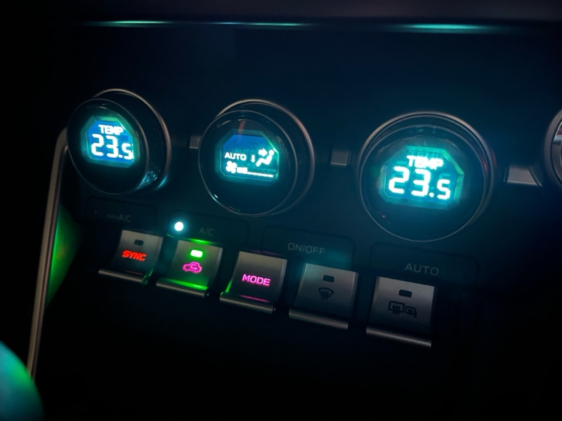 エアコンパネルLED打ち替え2(スバル BRZ・ZD)by けんてゃ エアコンパネルLED打ち替え2(スバル BRZ・ZD)by けんてゃ