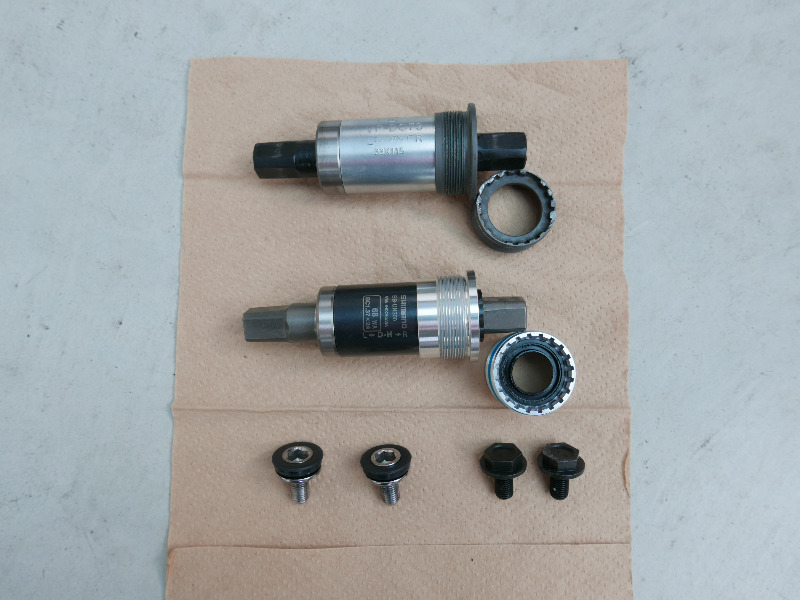 NTN LLB換装済み BSA 68 ボトムブラケット 黒
