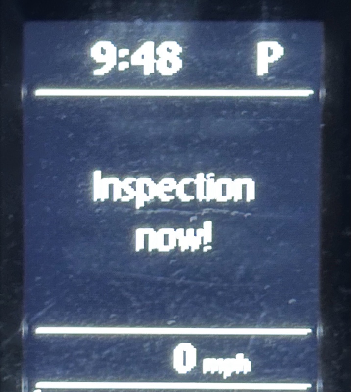 2024/06/19 Inspection now リセット（フォルクスワーゲン
