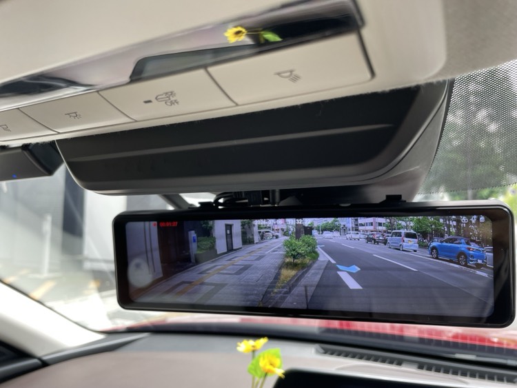 ドライブレコーダー ミラー型3台目（マツダ CX-30・DM）by 赤馬