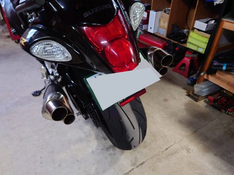 ヨシムラ】マフラー取り付け【スリップオン】（スズキ GSX1300R