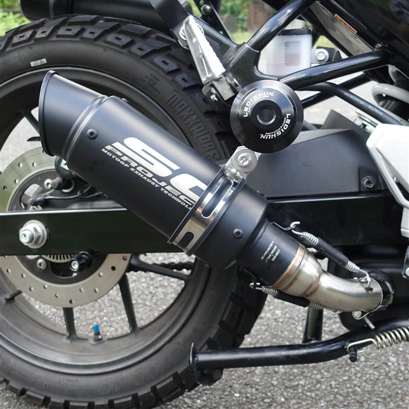 Amazon | バイクマフラー スリップオンマフラー バイクサイレンサー GSX250R Vストローム250 V-Strom250 ブイ ストローム250 DL250 | スリップオン | 車＆バイク