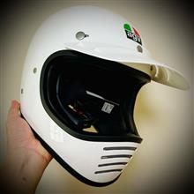【在庫僅少】 White X101 Legends AGVヘルメット 導入（BMW TOKYO F750GS）by セキュリティ・セーフティ
