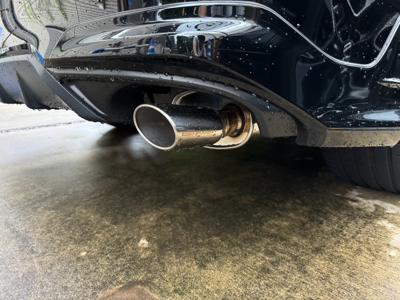 無限SPORTS EXHAUST SYSTEM取付（ホンダ シビック (ハッチバック