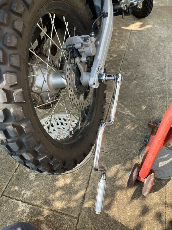 CRF モタードホイール リア用　17-5.00 おまけ付き Webike | Z-WHEEL ズィーウィール AR1モタードホイールキット