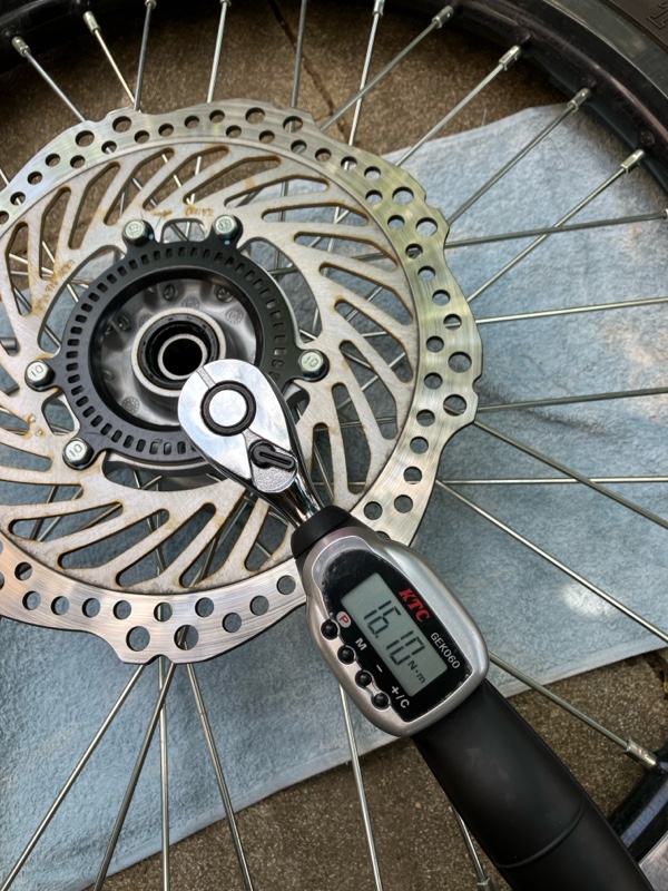 17インチ化 フロント モタード化準備4（ホンダ CRF250L）by n