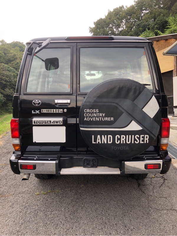リアバンパー交換。。。（トヨタ ランドクルーザー70・HZJ / PZJ