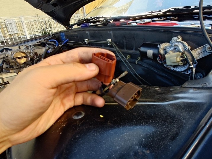 HCR32 RB20 イグニッションコイル＆カプラー交換（日産