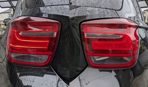 BMW116i F20前期 リア右テールランプLED4個交換（BMW 1シリーズ 