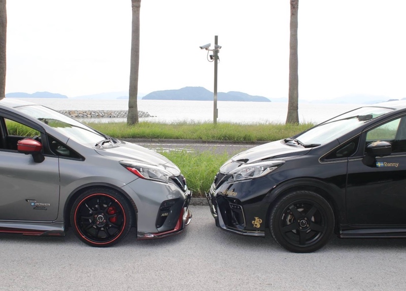 車高調投入 その1（日産 ノート e-POWER・E12）by Ronny