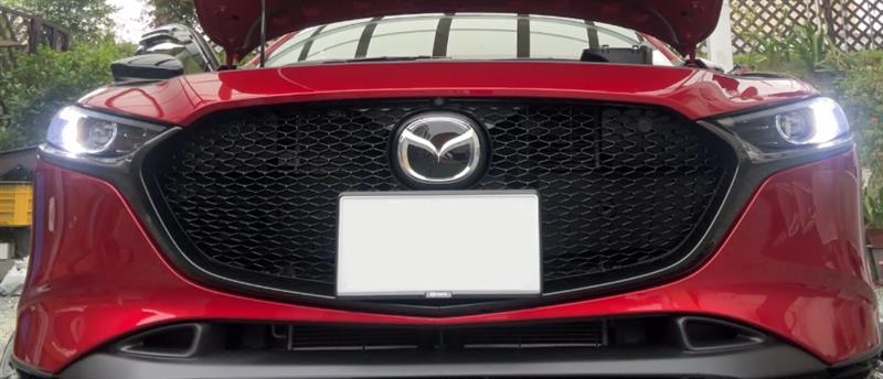 ポジションランプLED化&DRL化(マツダ MAZDA3 ファストバック ポジションランプLED化&DRL化(マツダ MAZDA3 ファストバック
