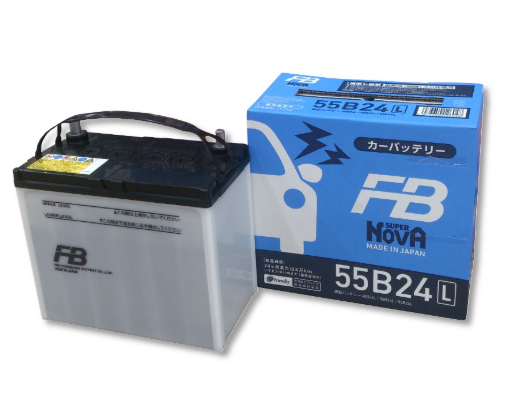 バッテリー交換 FB superNOVA 55B24L（日産 フェアレディZ・Z33