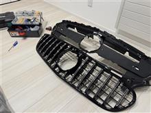 GTS社外品パナメリカーナグリルAMGバッチ加工