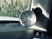 希少 LAMCO 1DIN 3連メーター 温度計 電圧計 ブースト計（ターボ