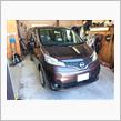 NV200　ミラー格納装置取付