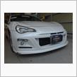 スバル BRZ シムスレーシング製フロントバンパ塗装・取りかえ　東京都昭島市の画像