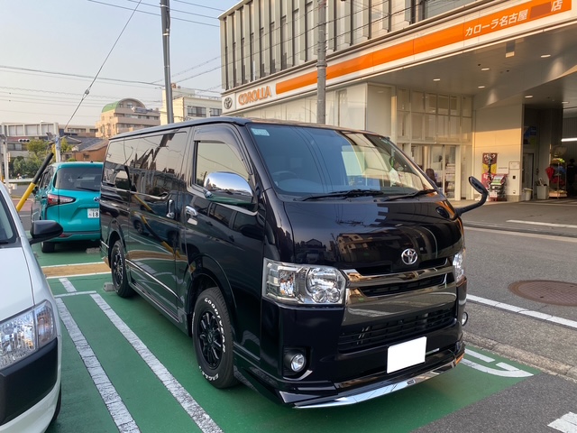 新モデリスタエアロVersion II取付（トヨタ ハイエースバン・H200系 