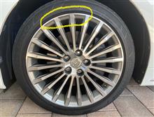 トヨタ純正ホイールガリ傷 DIY補修（トヨタ クラウンマジェスタ