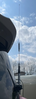 モービルアンテナ取り付け