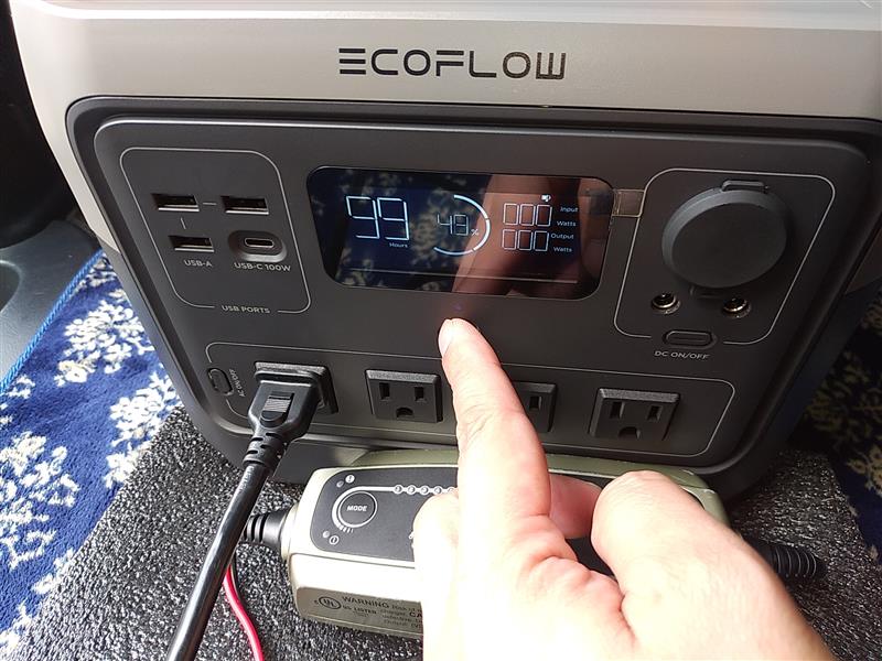 ヴェルファイアの補機バッテリー充電♪