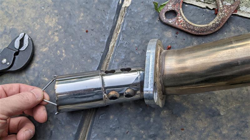 【失敗】バイク用インナーサイレンサーを付けてみた