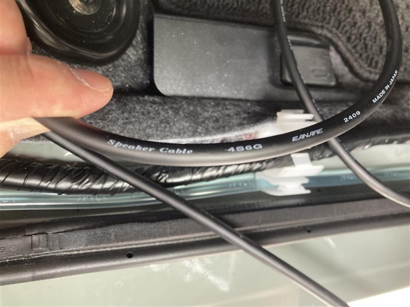 フロントスピーカー取り付け