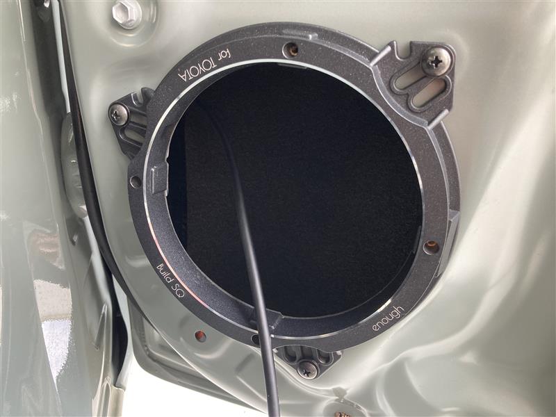 フロントスピーカー取り付け