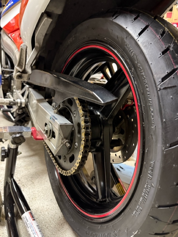 SPORTMAX GPR-300→SPORTMAX GPR-300へのタイヤ交換
