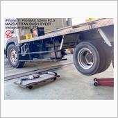 プロペラシャフト脱落から間もなく復活（マツダ タイタンダッシュ SYE6T）