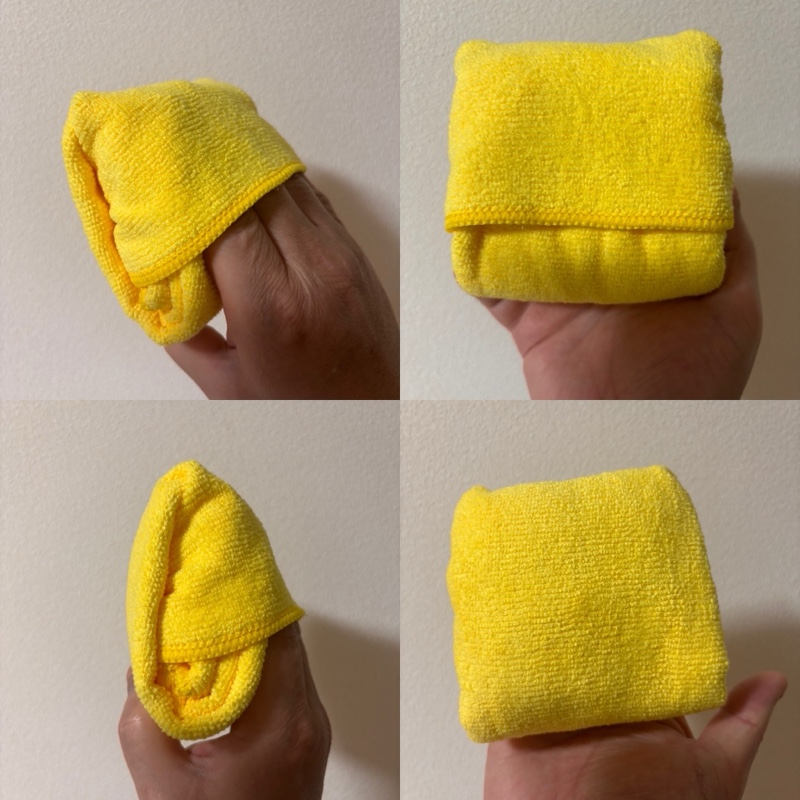 MFタオルを使って簡易アプリケーターの作り方