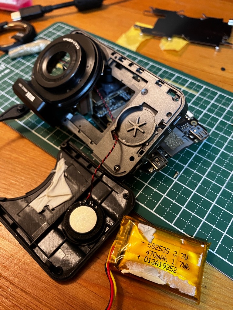 ドラレコ HP f870gバッテリー交換