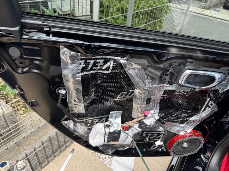 TS-V171A リアドア取り付け