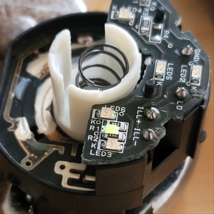 トランスファースイッチLED打ち替え