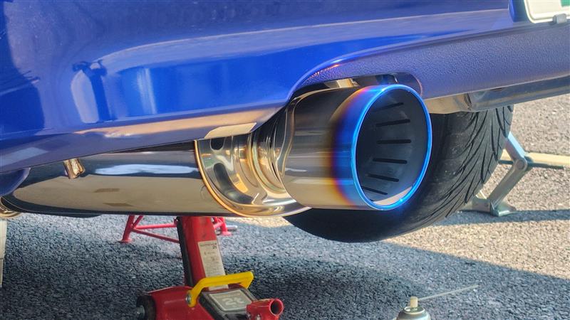 HKS Super Turbo Muffler スーパーターボマフラー装着！ その2