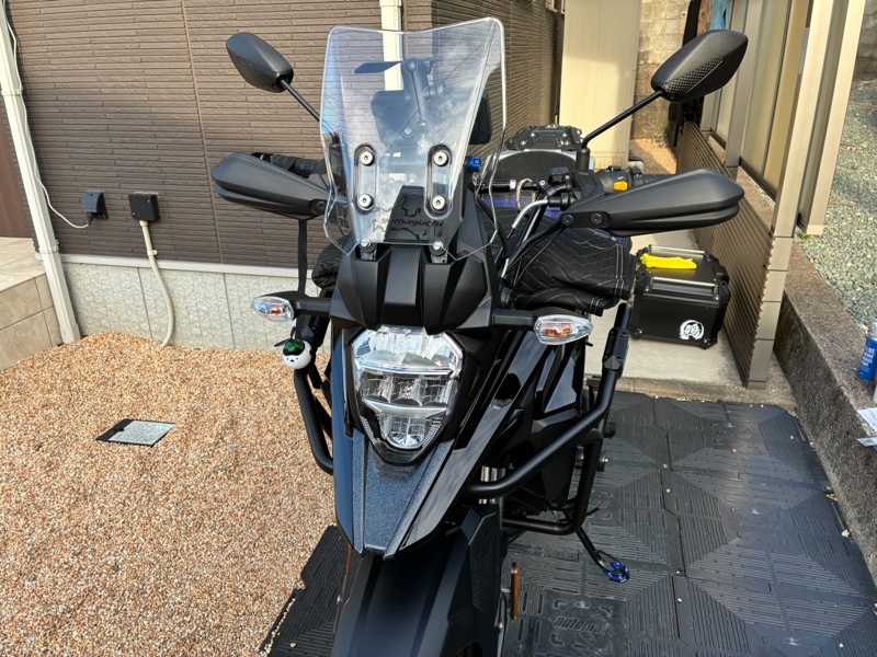 会員様限定 お買い得商品 純正ナックルガードに衣替え（スズキ Flat Vストローム250SX）by パーツ