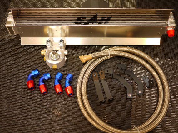 SA浜松 Z34用 E／GオイルクーラーKIT のパーツ