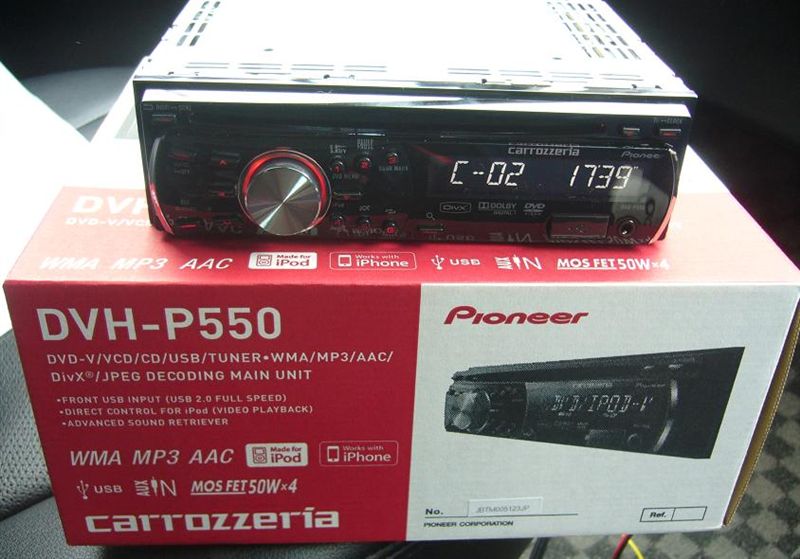 PIONEER / carrozzeria DVH-P550 のパーツレビュー | ヴェル