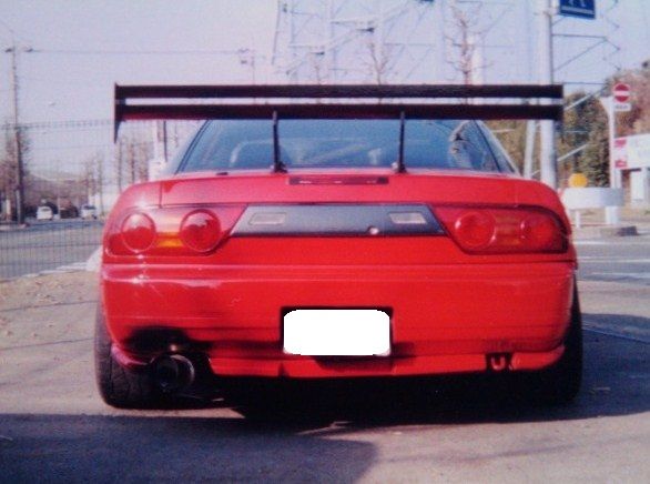 ネットショ╧ ヤフオク! - 汎用GTウィングカーボン翼端板180SX ...