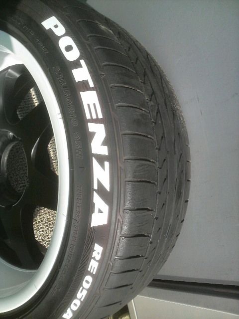 ブリヂストン ポテンザ RE050A 225/50R18 ４本 23年製　希少 2023年製 新車外し品】ブリヂストン ポテンザ RE050A 225/50R18