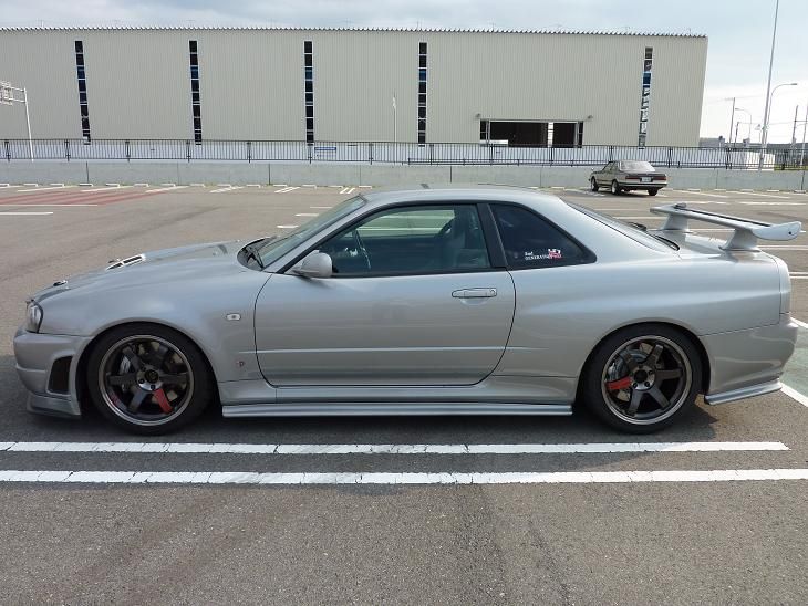 スカイライン GT-RのTE37 SAGA S-Plus・BNR32・ホイール交換