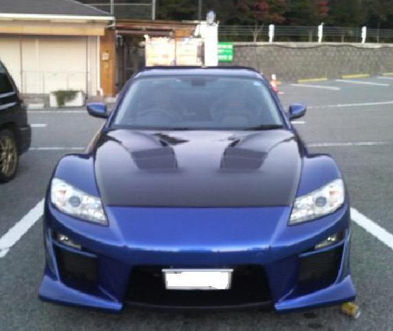 RE雨宮 AD-HOOD D1 BONNET のパーツレビュー | RX-8(青じいさん