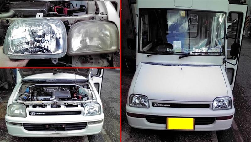Auto Wear (商社名か？) L200後期用 クリスタルヘッドライト の