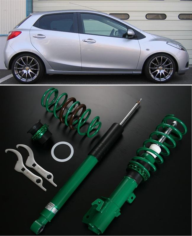 TANABE 車高調 足回り サスペンション マツダ デミオ DE3FS