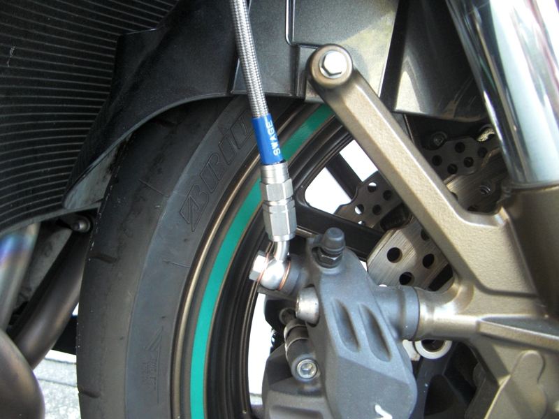 PLOT SWAGE-LINE ブレーキホース のパーツレビュー | ZZR1400(haruhika PLOT SWAGE-LINE ブレーキホース のパーツレビュー | ZZR1400(haruhika