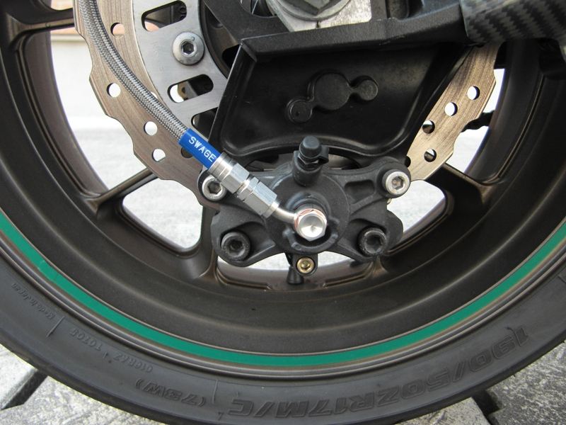 PLOT SWAGE-LINE ブレーキホース のパーツレビュー | ZZR1400(haruhika PLOT SWAGE-LINE ブレーキホース のパーツレビュー | ZZR1400(haruhika
