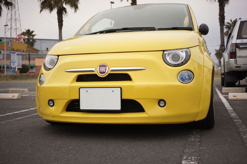Zattisport Cinquino フロントバンパー のパーツレビュー フィアット500 ハッチバック Aradon みんカラ