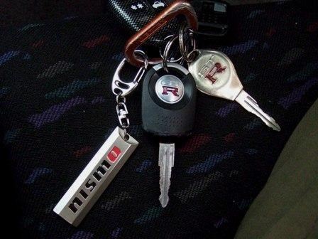 △ 日産 ブランクキー スカイライン GT-R BNR34 #663191625